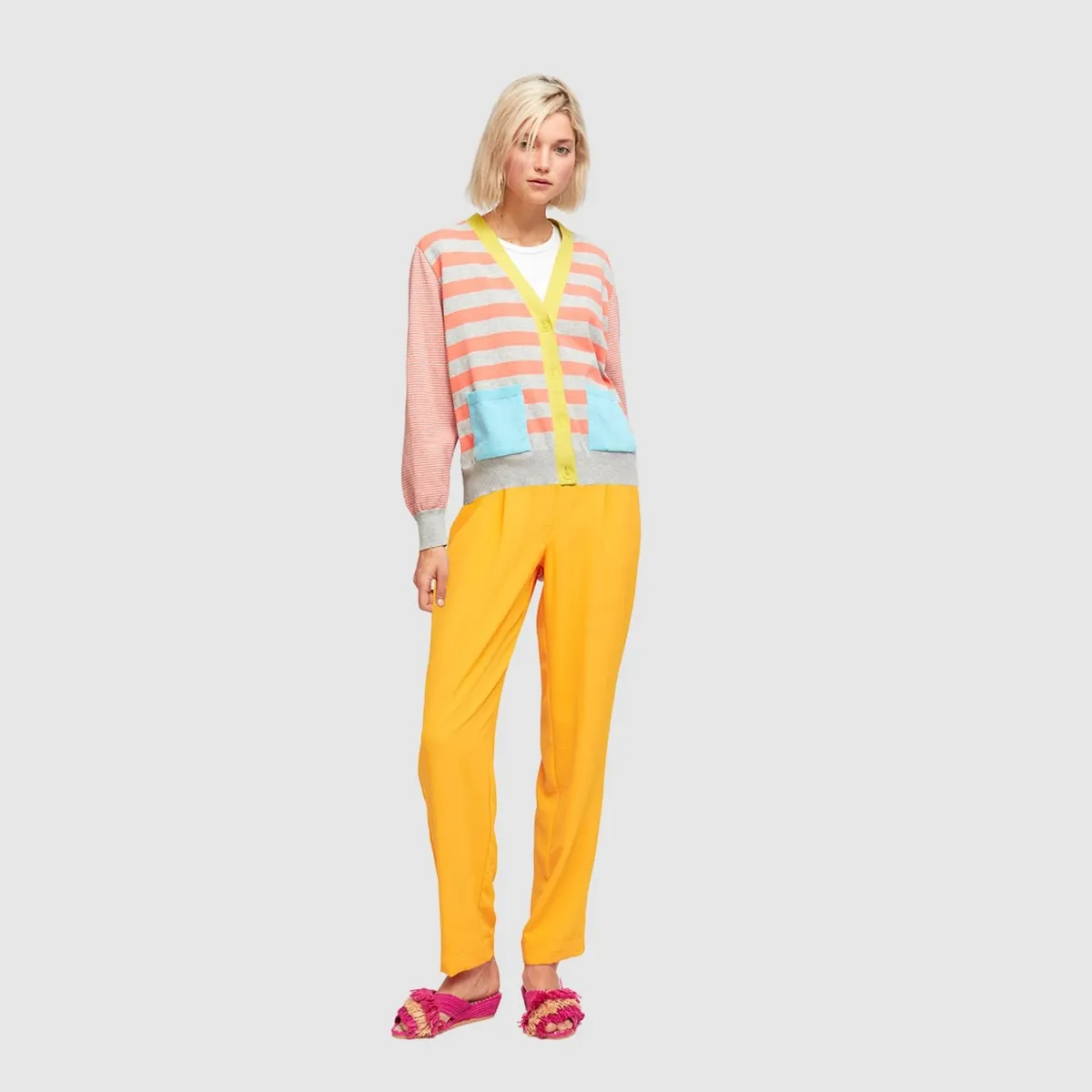 ALDO MARTINS - Cardigan Aldo Martins Coral Lama