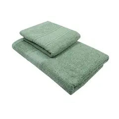 PALERMO - Set 2 Toallas Color Olivo - S0744O