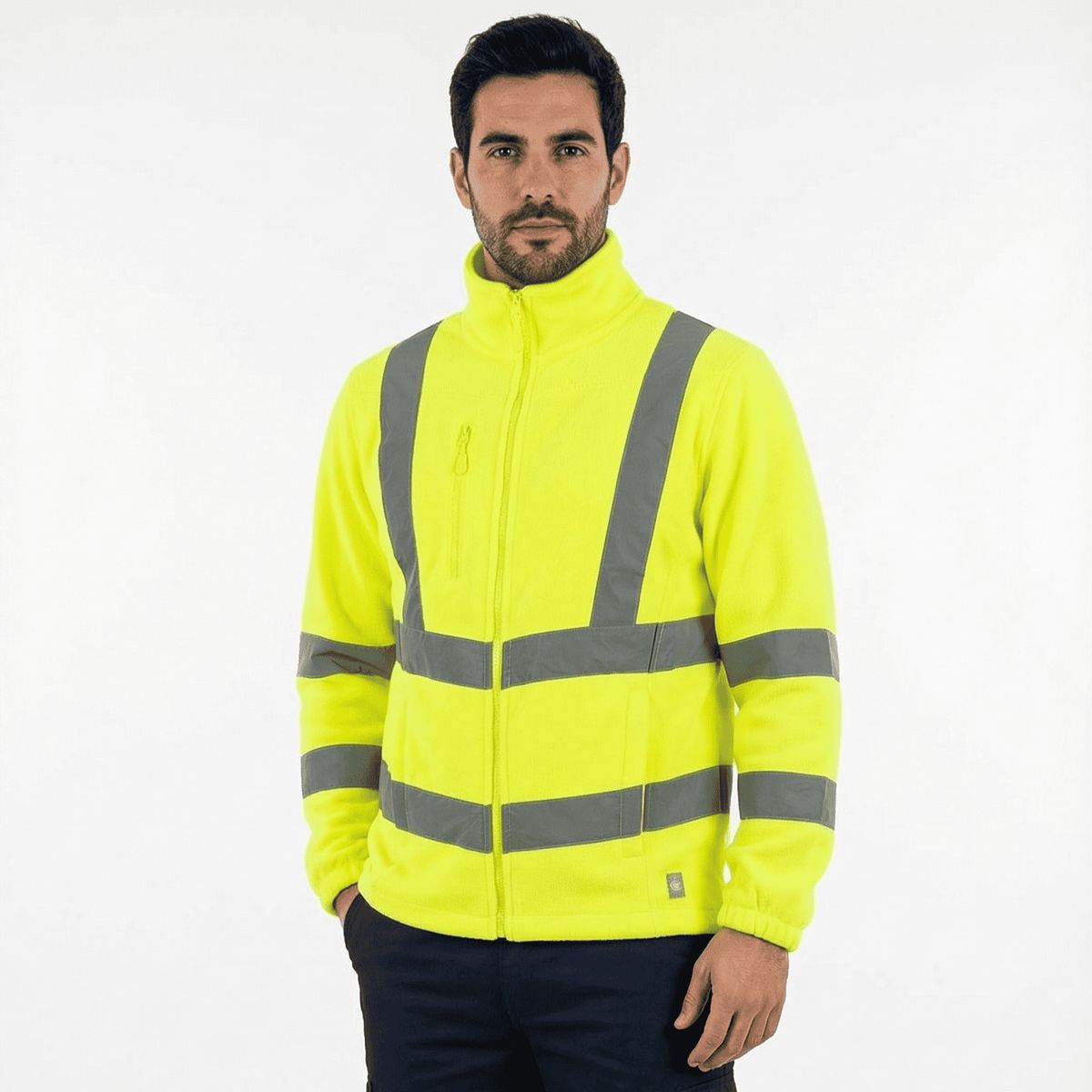 T-WORLD - Micropolar Térmico Hombre Alta Visibilidad Cinta Reflectante