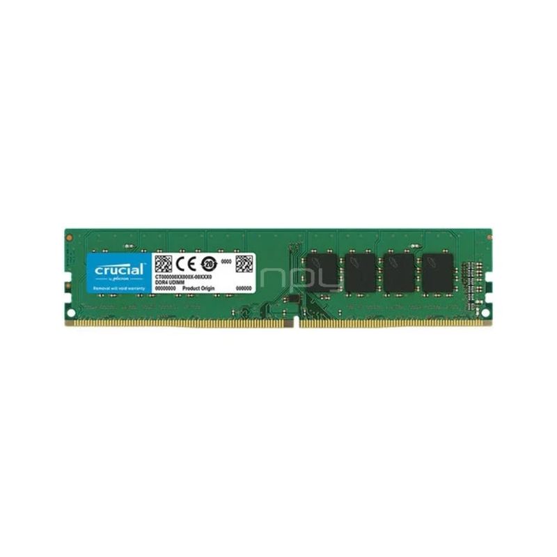 CRUCIAL - MEMORIA RAM 4GB DDR4 2666 UDIMM
