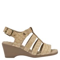 Sandalia Casual Mujer Beige