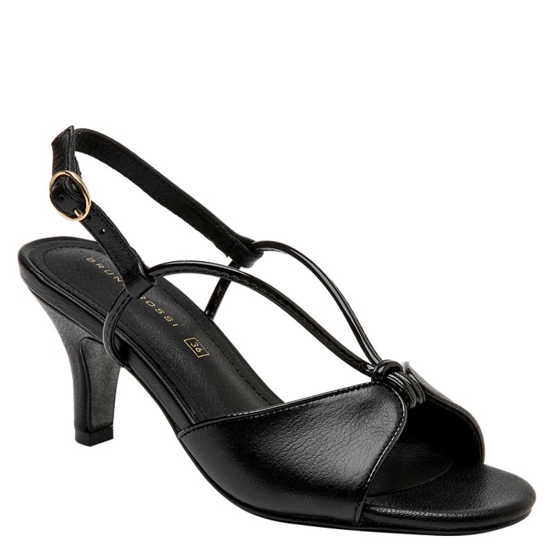 BRUNO ROSSI - Sandalia Vestir Mujer Negro Bruno Rossi