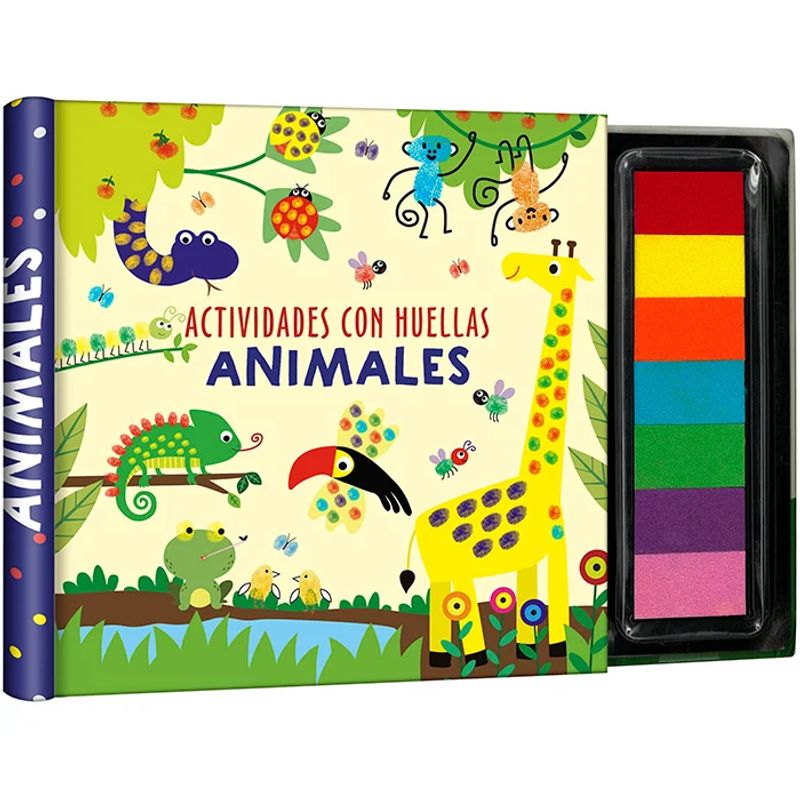 LEXUS - Libro De Actividades Con Huellas - Animales - Lexus