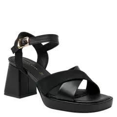 BRUNO ROSSI - Sandalia Vestir Mujer Negro