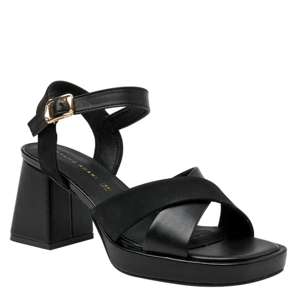 BRUNO ROSSI - Sandalia Vestir Mujer Negro Bruno Rossi