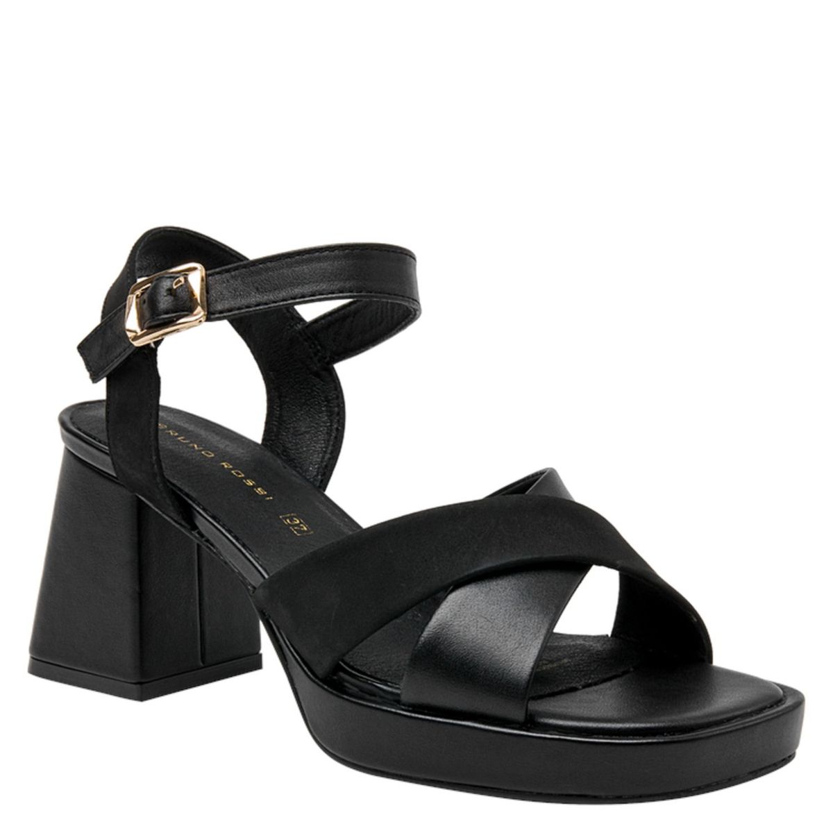 BRUNO ROSSI - Sandalia Vestir Mujer Negro Bruno Rossi
