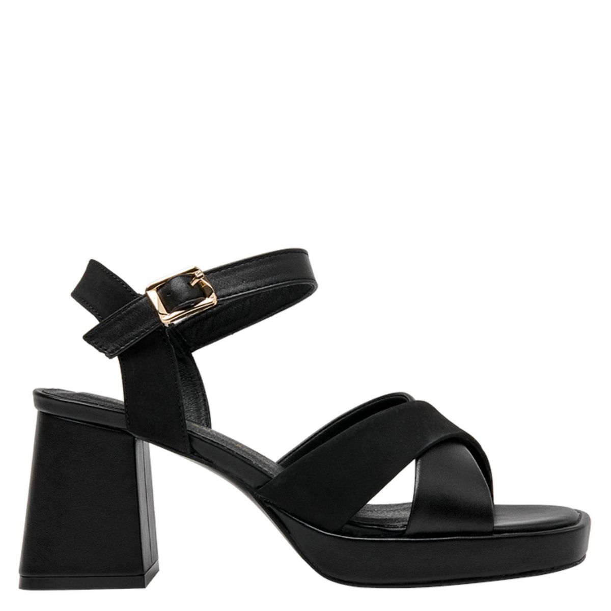 BRUNO ROSSI - Sandalia Vestir Mujer Negro Bruno Rossi