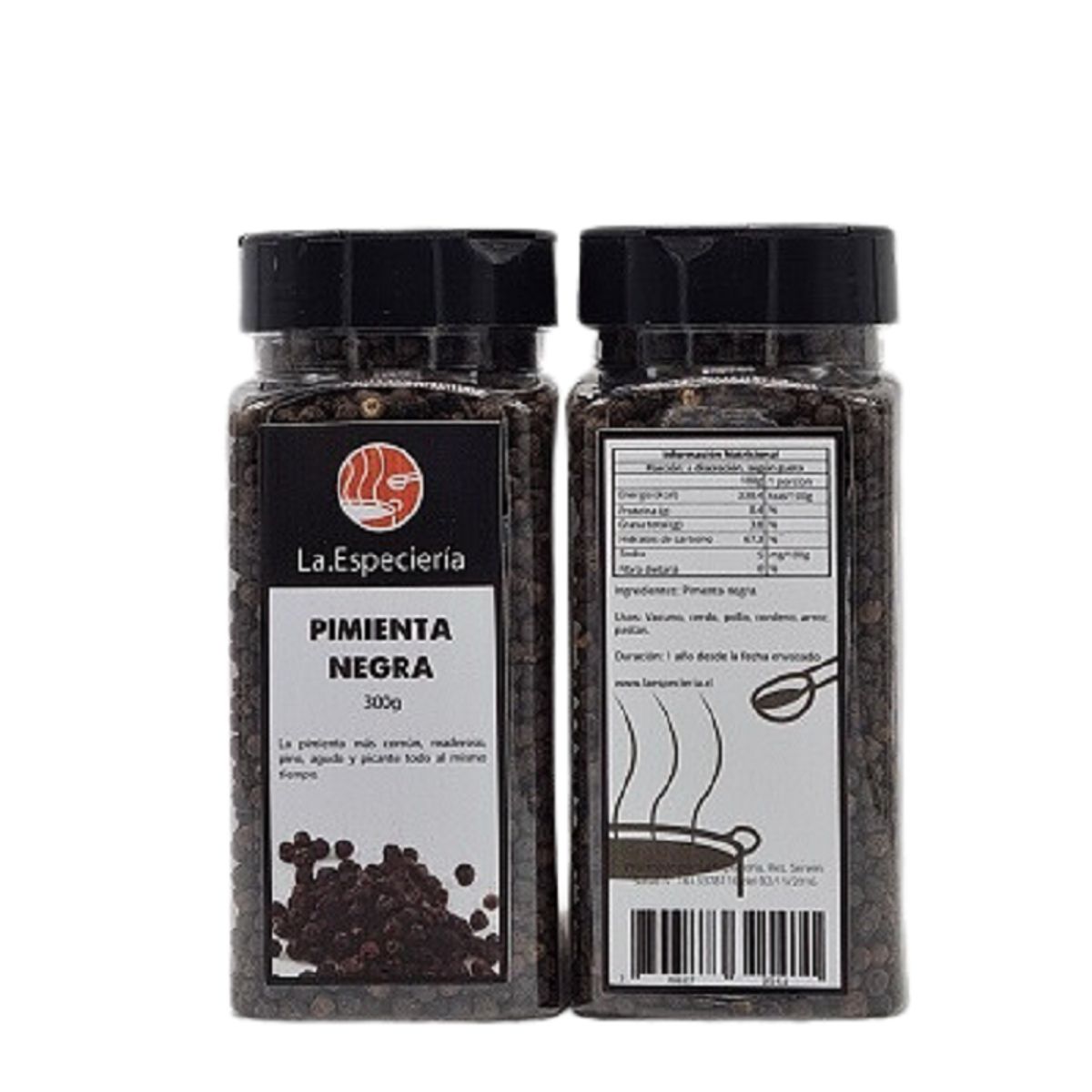 GENERICO - Pimienta Negra Entera 300g La Especieria