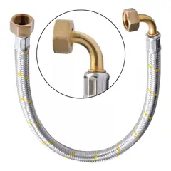 GENERICO - Flexible De Gas Con Codo Certificado Sec 12 Hi X 12 Hi Sercogas