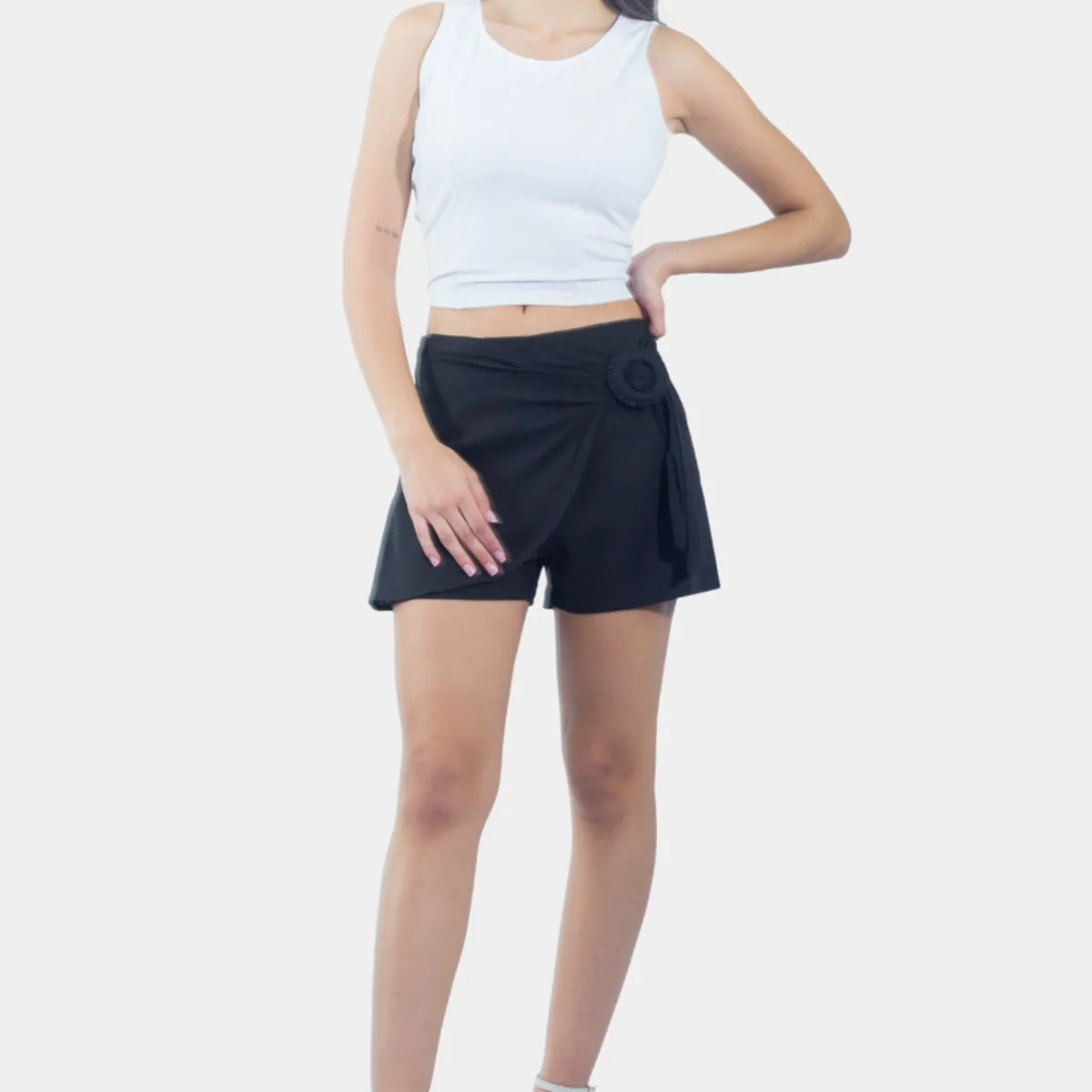 TENTATION - Short Cruzado Black Tentation