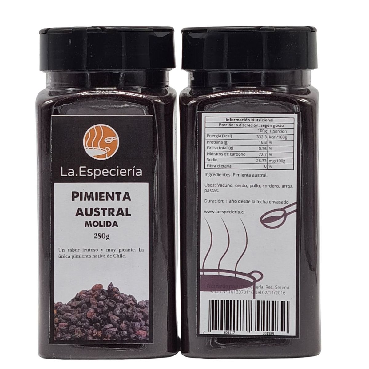 GENERICO - Pimienta Austral Entera 150g La Especieria