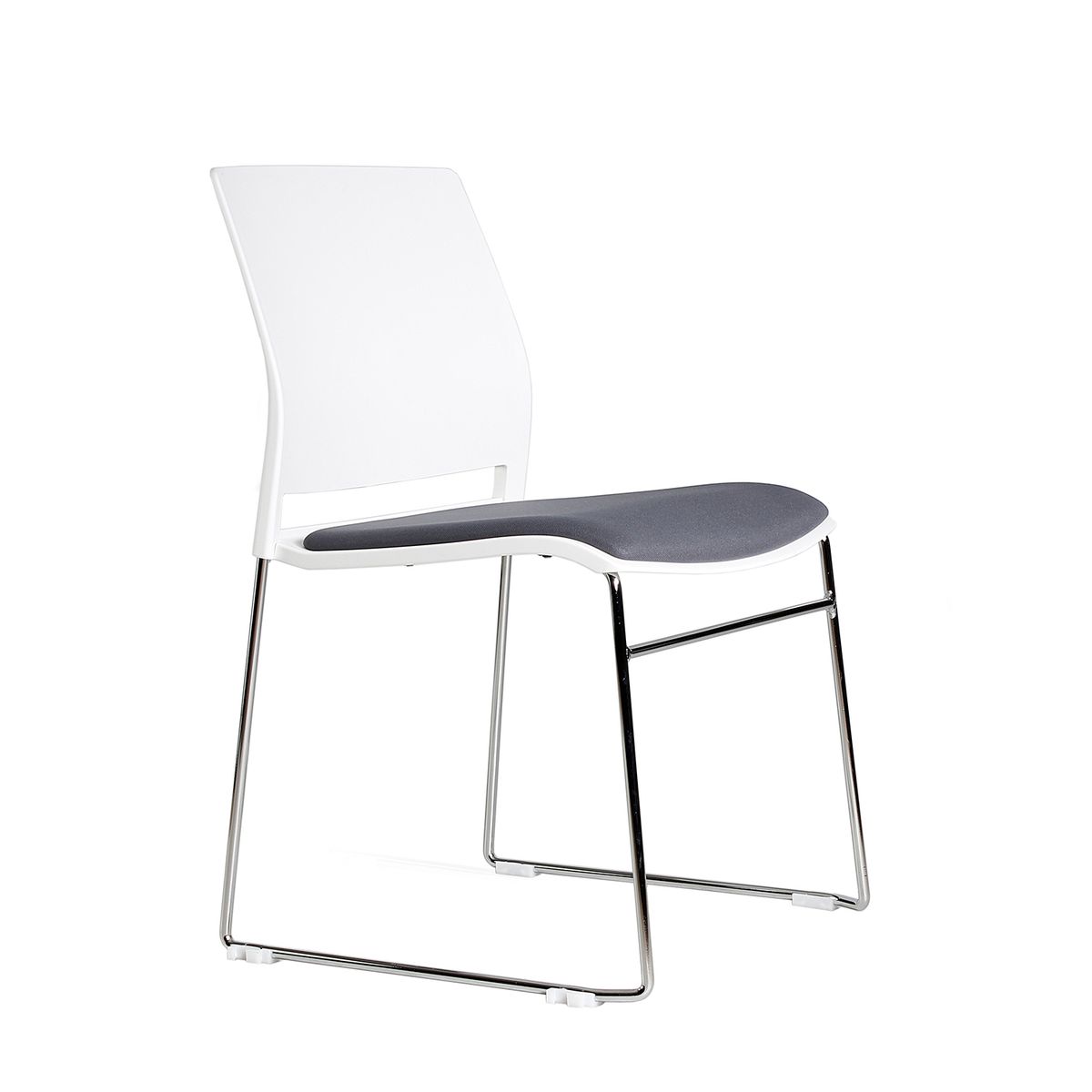 INDUMAC - Silla Visita Vittoria Tapiz  Diseño Moderno para Oficina