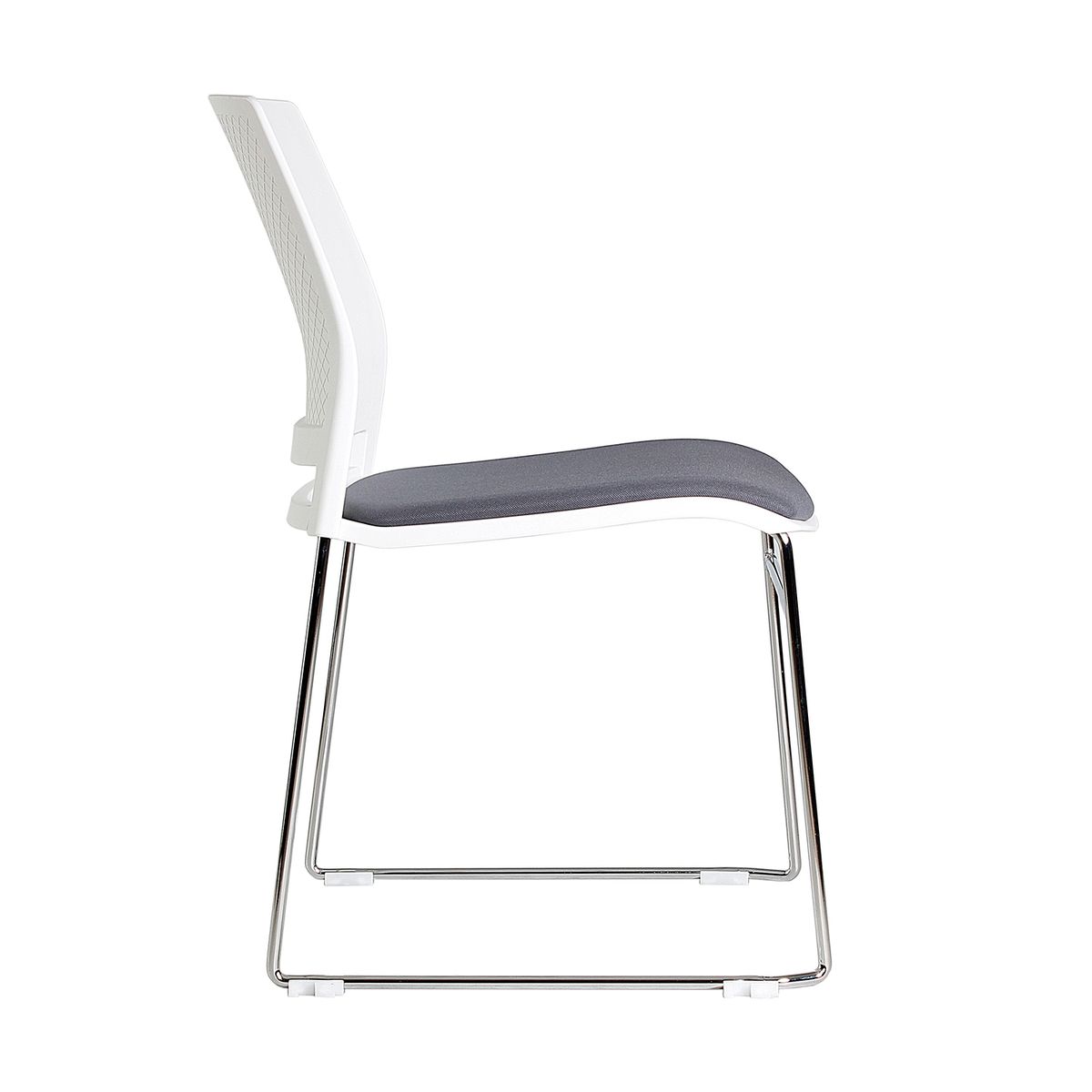 INDUMAC - Silla Visita Vittoria Tapiz  Diseño Moderno para Oficina