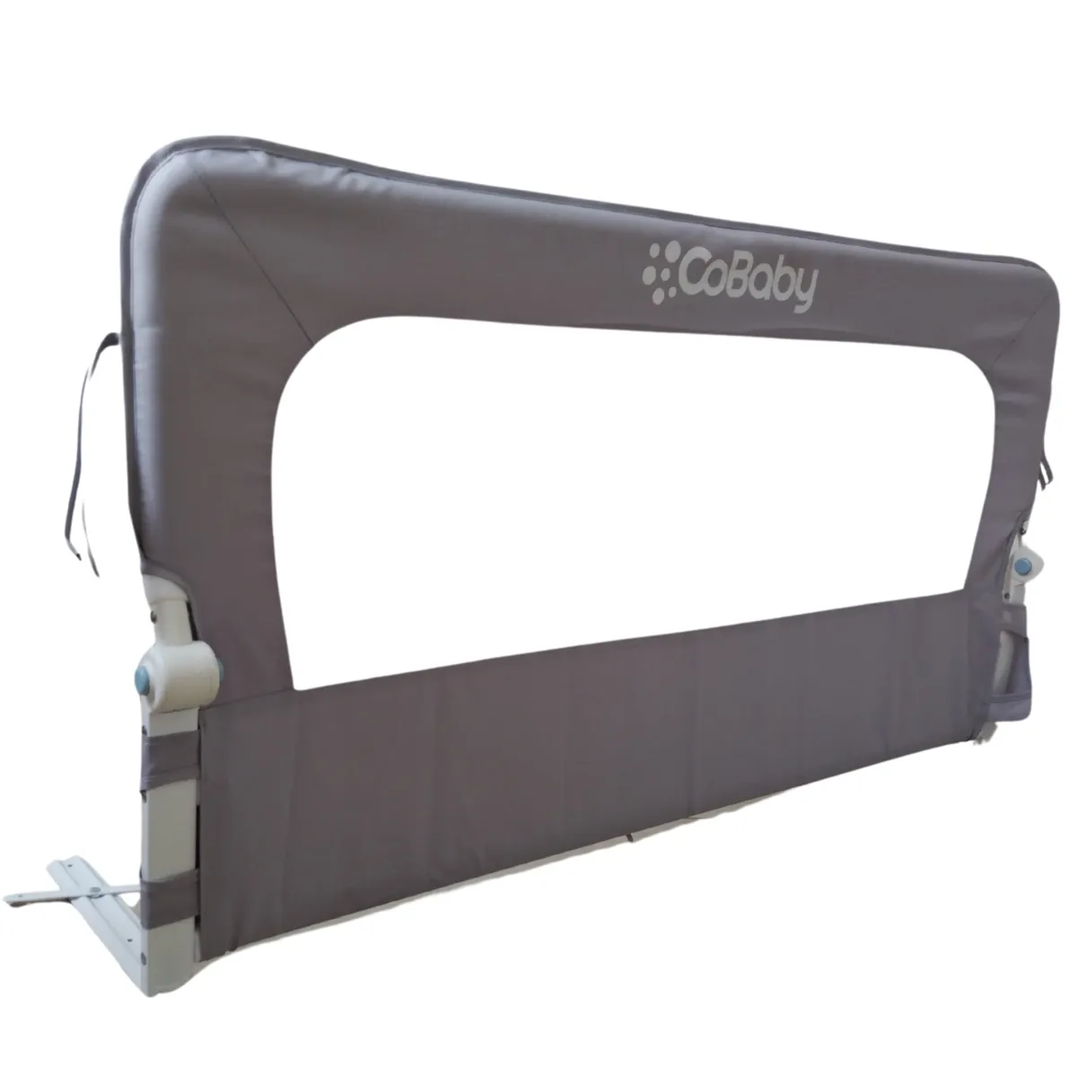 COBABY - Baranda abatible para cama gris 120x60 CoBaby
