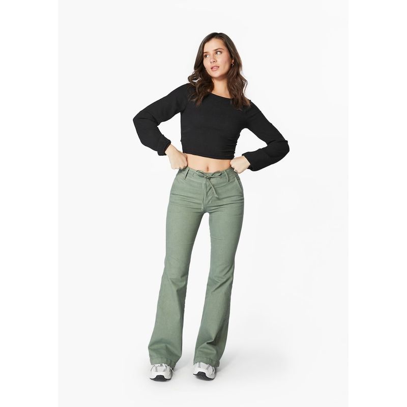 EFESIS - POLERA MOCHI REGULAR AMARRA ESPALDA - Verde