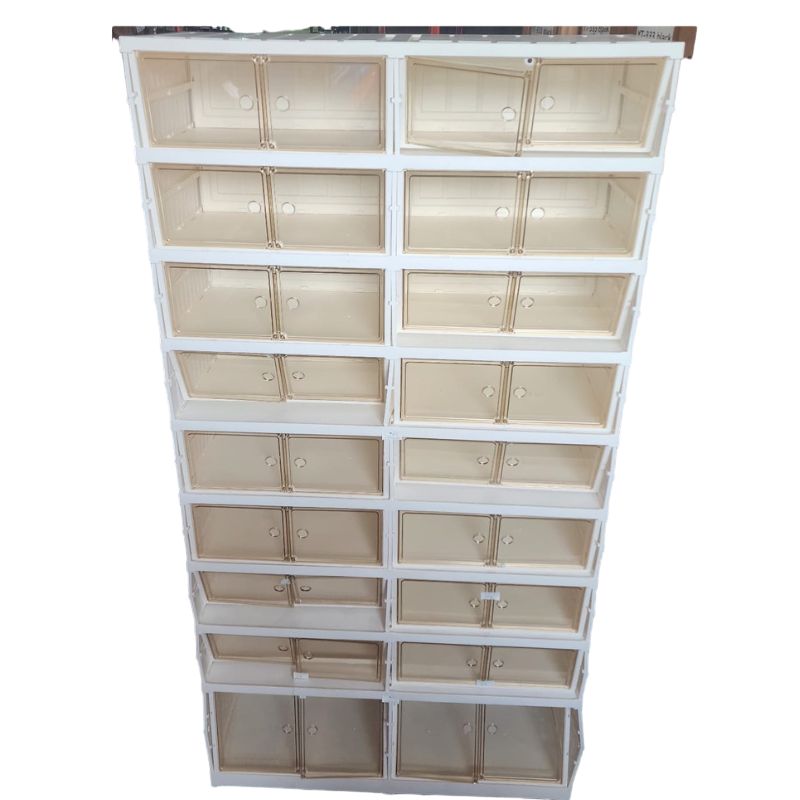 GENERICO - Caja de zapatos de cuatro filas 168x34x87