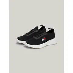 TOMMY HILFIGER - Zapatillas Running De Punto Negro