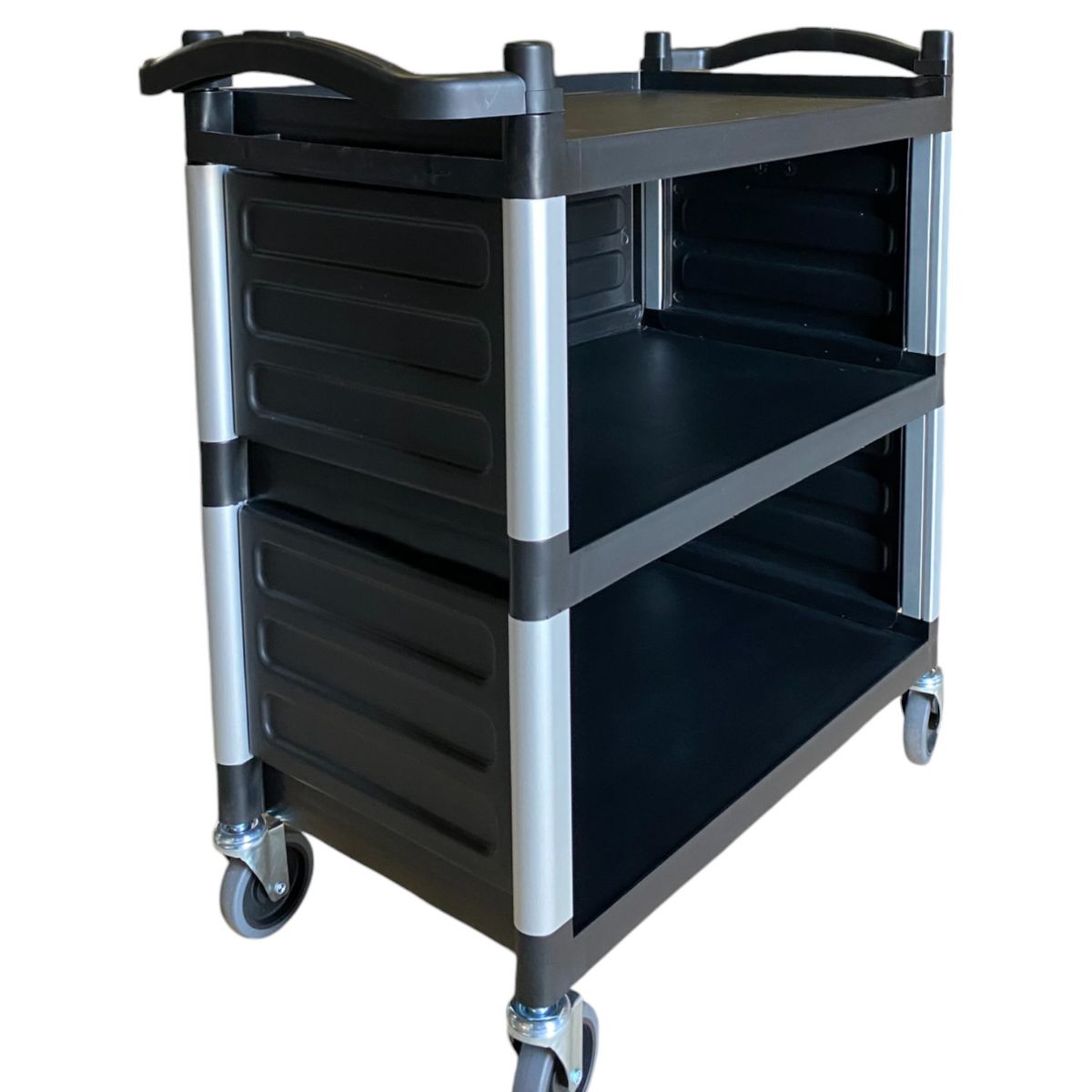 PROCHEF - Carro Multiuso Plástico Cerrado 83 x41x85 Negro