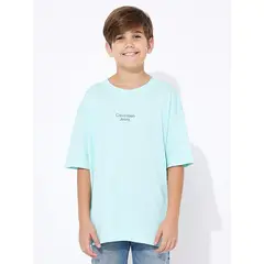 CALVIN KLEIN - Polera Niño Serenity Azul