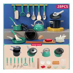 GENERICO - 28 Piezas Juguetes De Cocina Utensilios Juego De Casa Niños