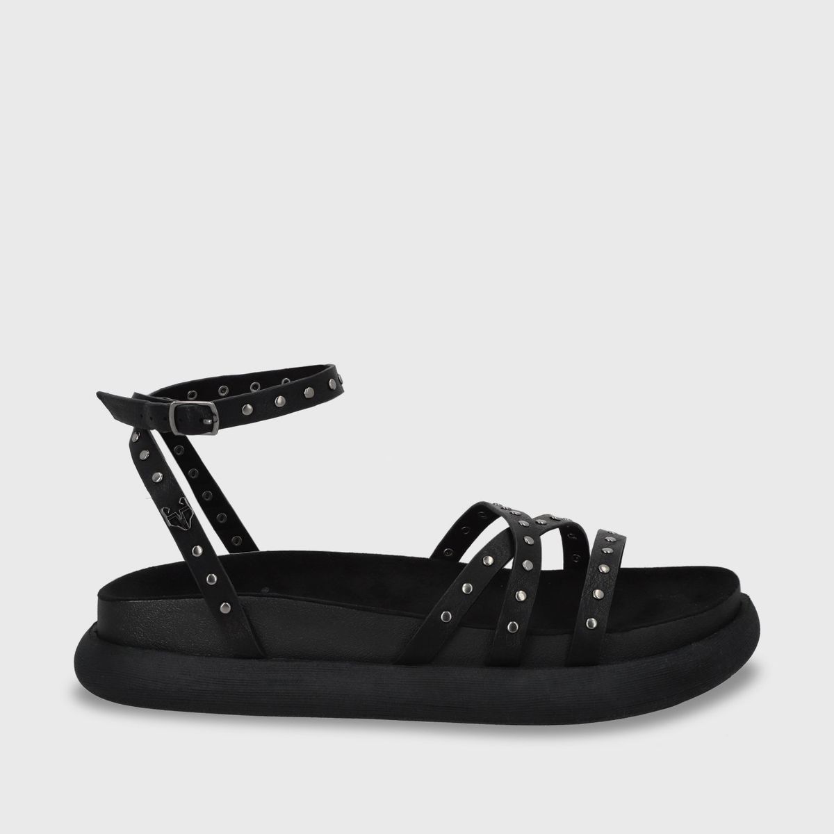 GOTTA - Sandalia Mujer Negra Plana 53703 Gotta