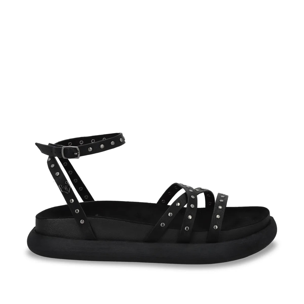 GOTTA - Sandalia Mujer Negra Plana 53703 Gotta