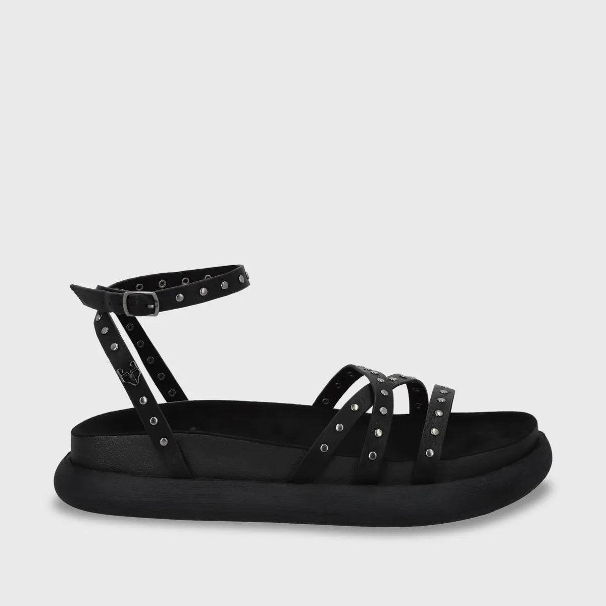 GOTTA - Sandalia Mujer Negra Plana 53703 Gotta