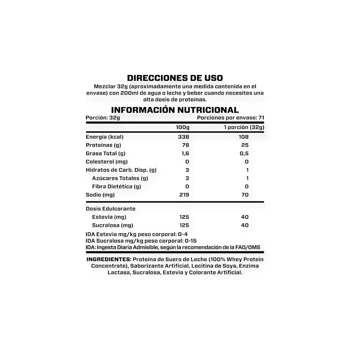 BRIAHLABS - PACK PROTEINA 100% 5LBS VAINILLA + CREATINA 300GR + SHAKER - BRIAHLABS