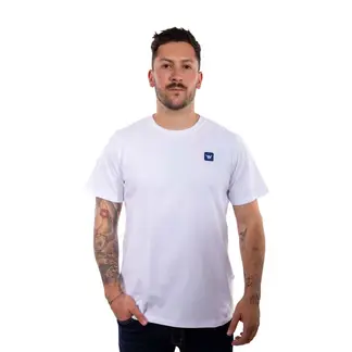 HANG LOOSE - Polera Manga Corta Hombre Minilogo Blanco