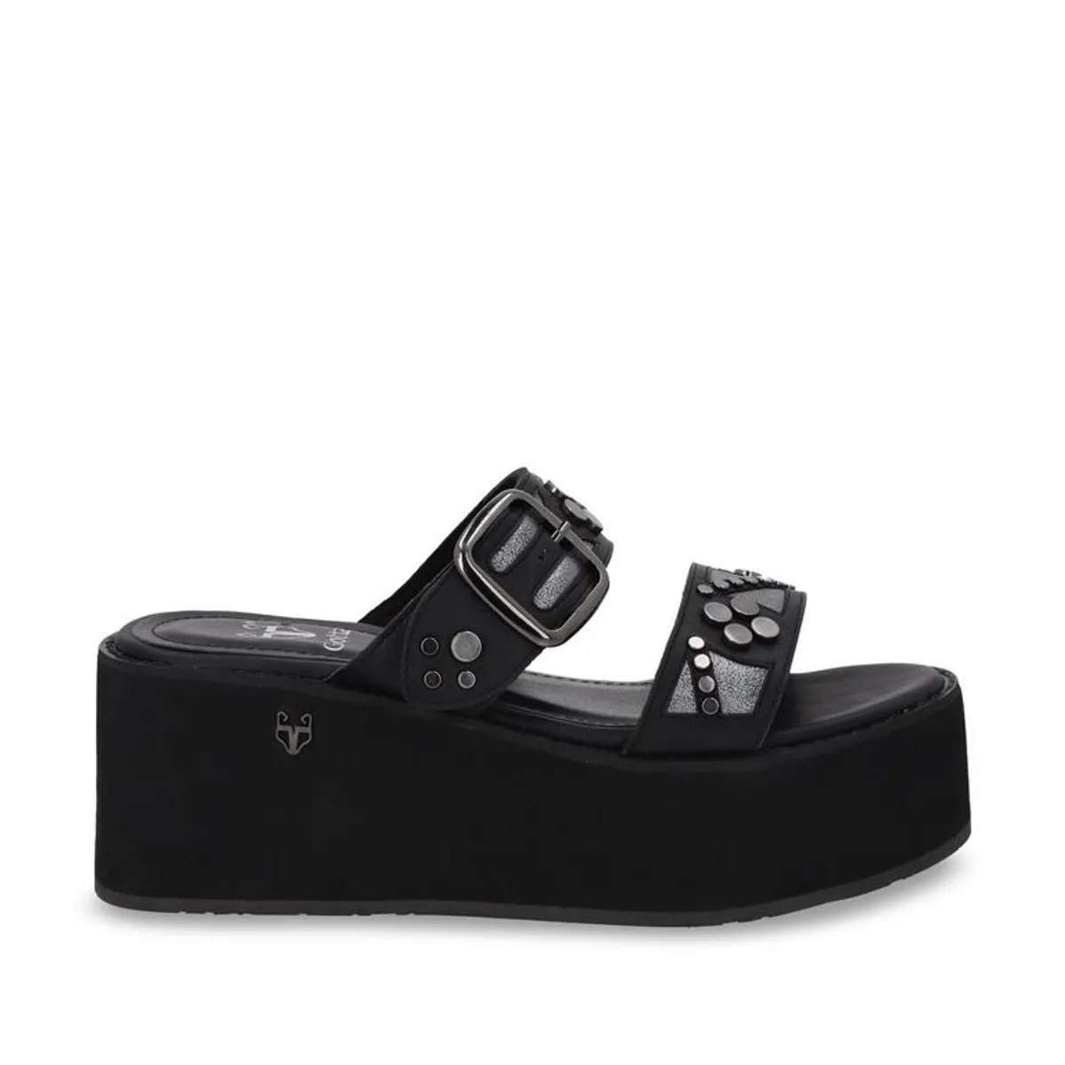 GOTTA - Sandalia Plataforma Negra Mujer 15620