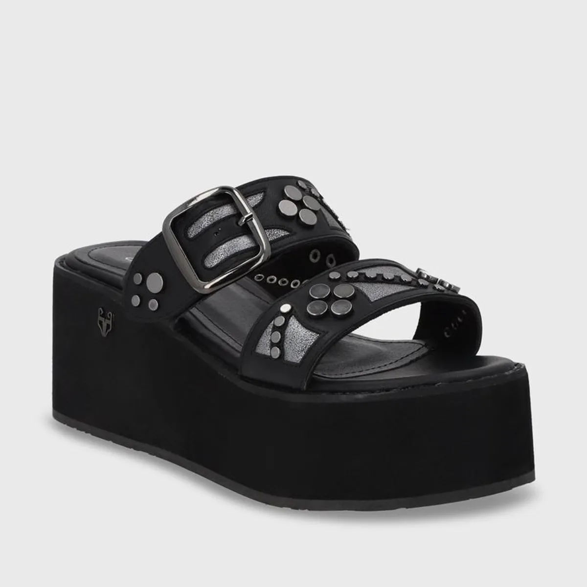 GOTTA - Sandalia Plataforma Negra Mujer 15620