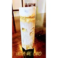 GENERICO - Velas Artesanales con Base de Cemento - Vela de Soja Natural