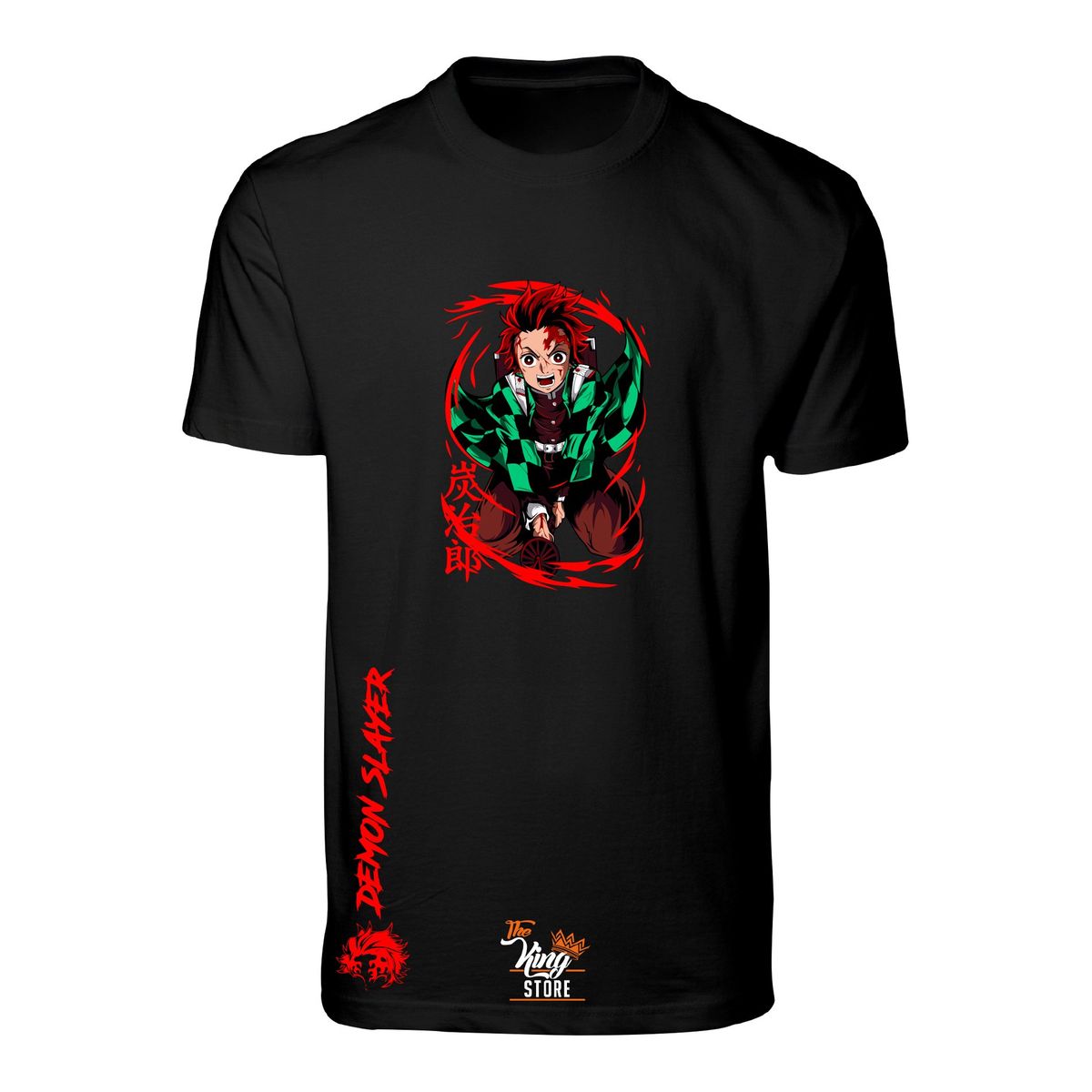 GENERICO - Polera Tanjiro Demon Slayer Anime Manga
