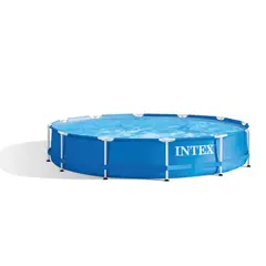 INTEX - Piscina Estructural Redonda Metal Frame, 366 x 76 cm, 6.503 L