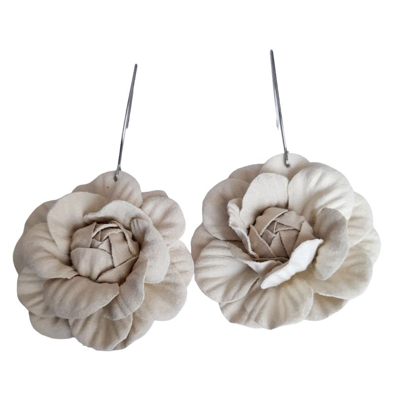 CATHALIFAUDJOYAS - Aros flor largos CathalifaudJoyas