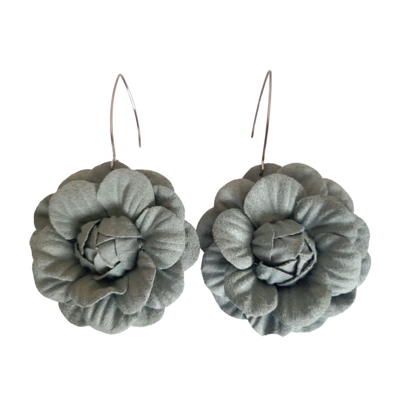 CATHALIFAUDJOYAS - Aros flor largos CathalifaudJoyas