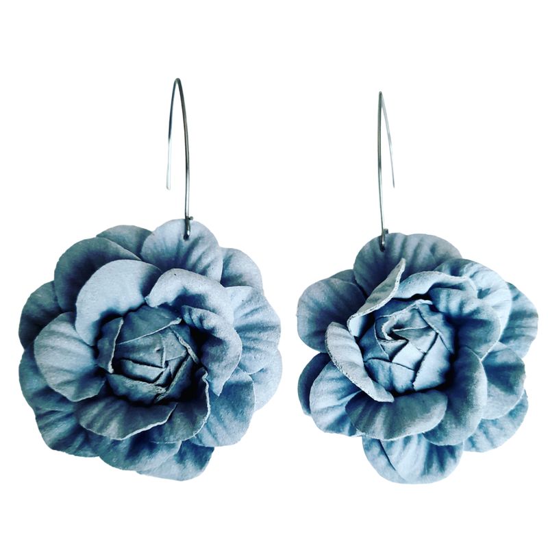 CATHALIFAUDJOYAS - Aros flor largos CathalifaudJoyas