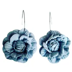CATHALIFAUDJOYAS - Aros flor largos