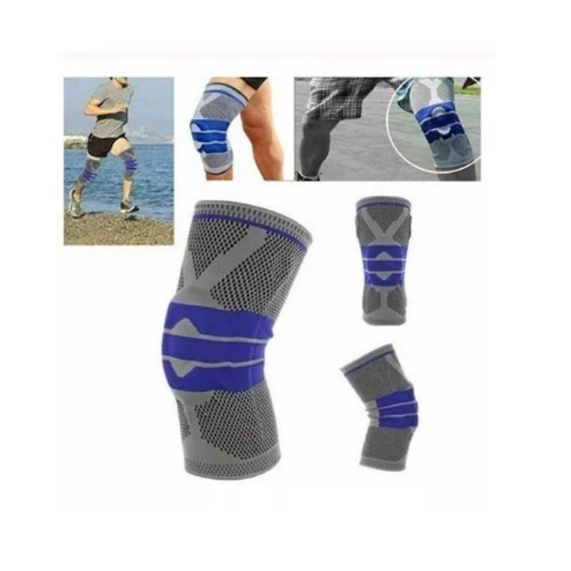 GENERICO - Rodillera Elastica De Compresion Gym Correr Deportes
