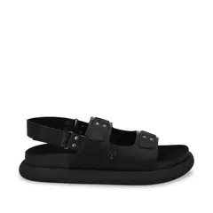 GOTTA - Sandalia Mujer Negra Plana 53701