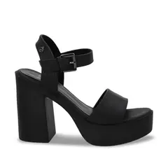 GOTTA - Sandalia Mujer Negra Plataforma 45961