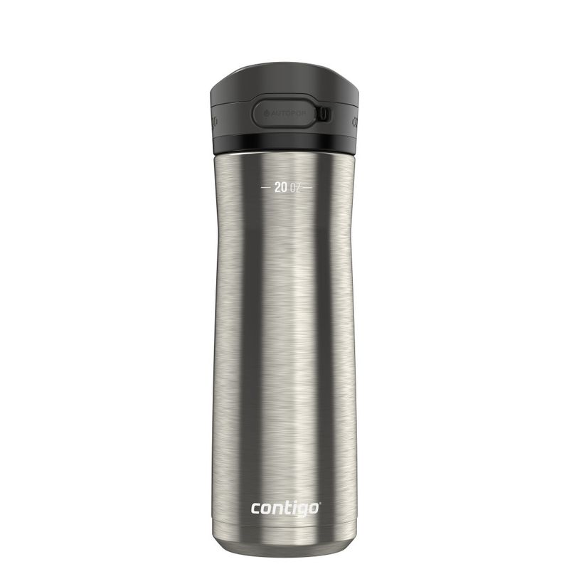 CONTIGO - Botella de Agua Jackson Gris 2.0 Autopop Contigo® 591 ml