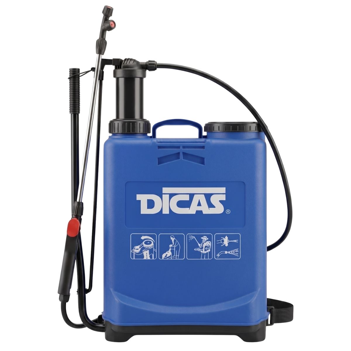 DICAS - Fumigador Pulverizador 16 Litros De Espalda Dicas