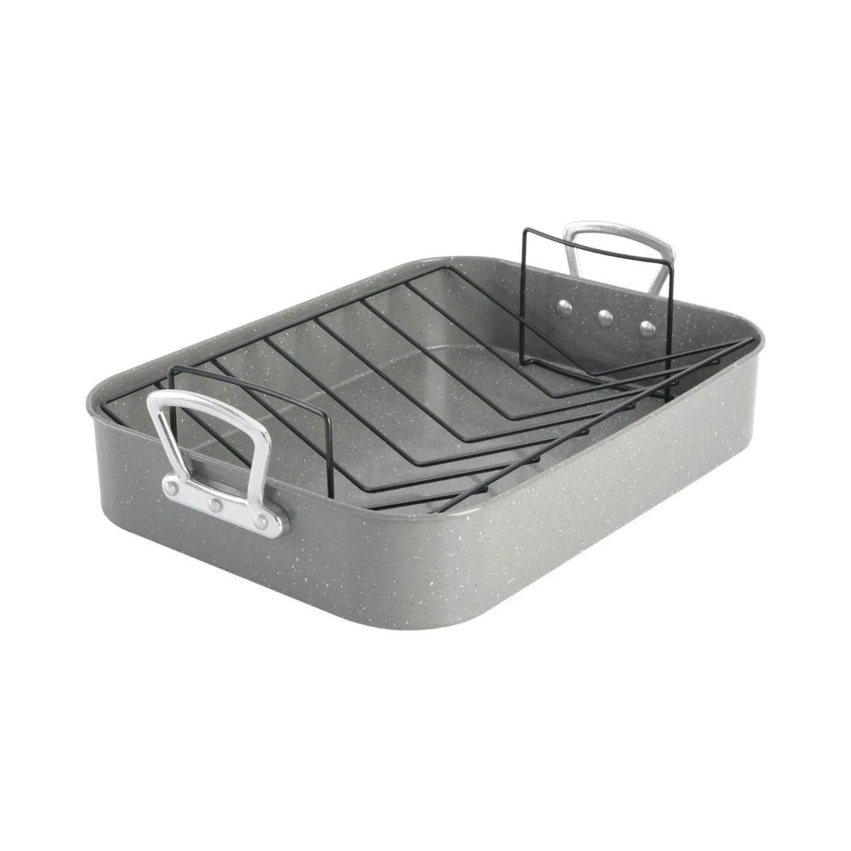 GIBSON HOME - Fuente c/ Mango-Rejilla para Asar Acero Carbono Gibson Home