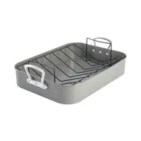 Fuente c/ Mango-Rejilla para Asar Acero Carbono