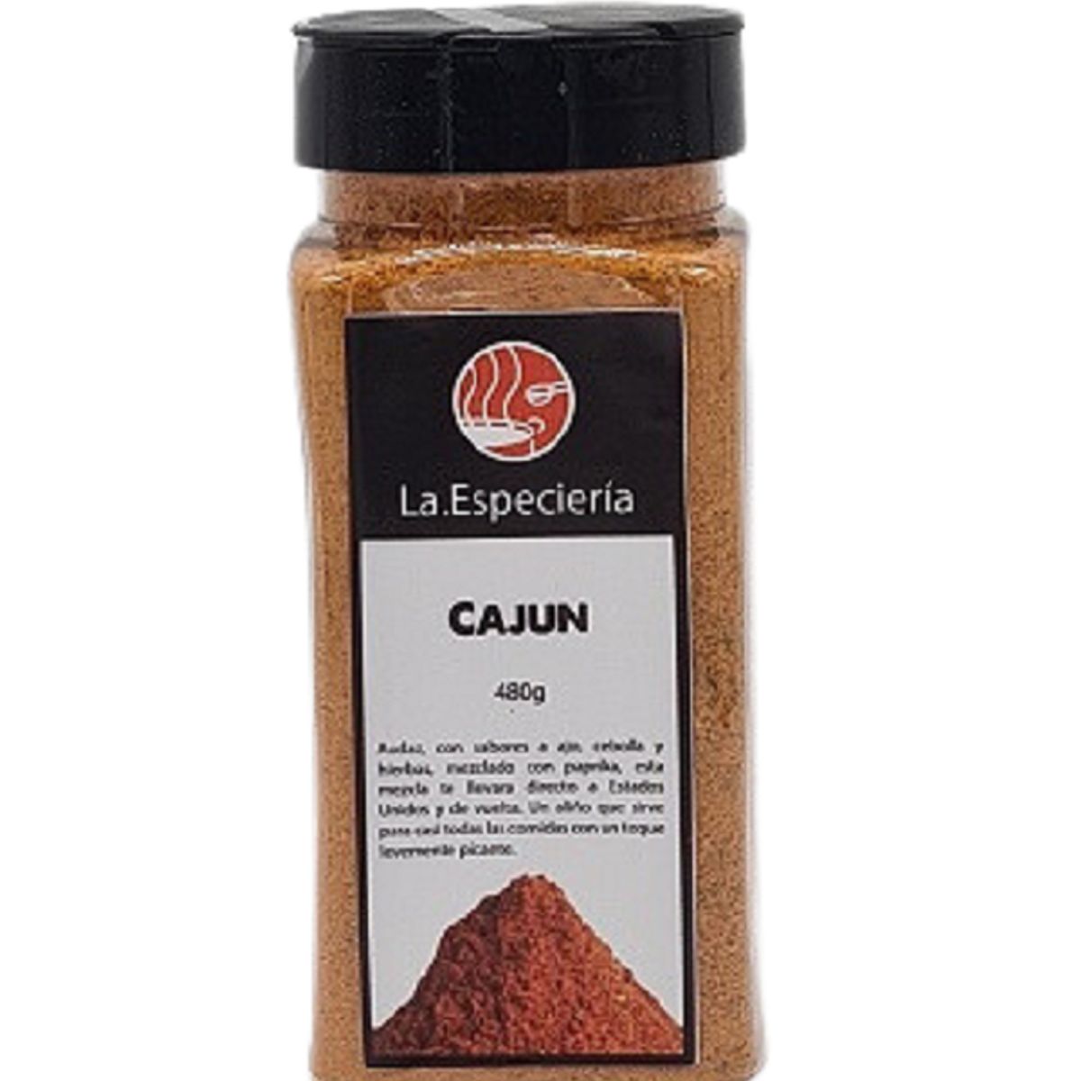 GENERICO - Cajún o Cajun Gourmet Sazonador Natural 480g La Especieria