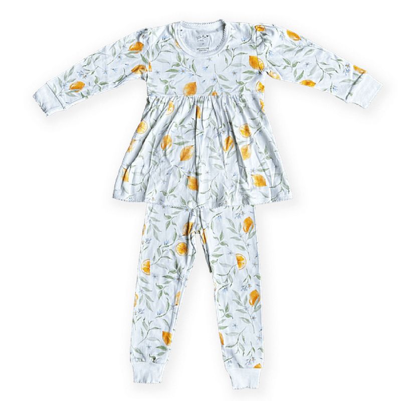 LITTLE BEE - Pijama algodón niña LEMONS.