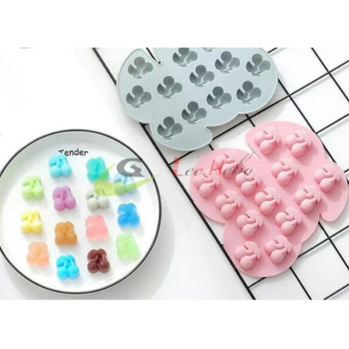 GENERICO - Molde Silicona Para Chocolate Frutas Reposteria