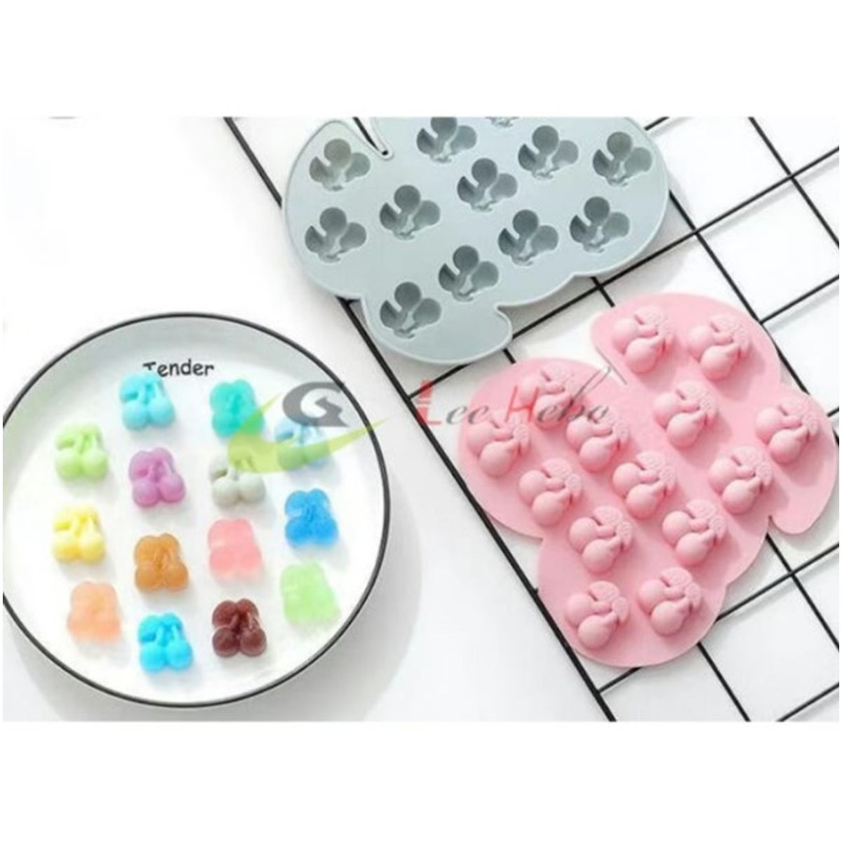 GENERICO - Molde Silicona Para Chocolate Frutas Reposteria