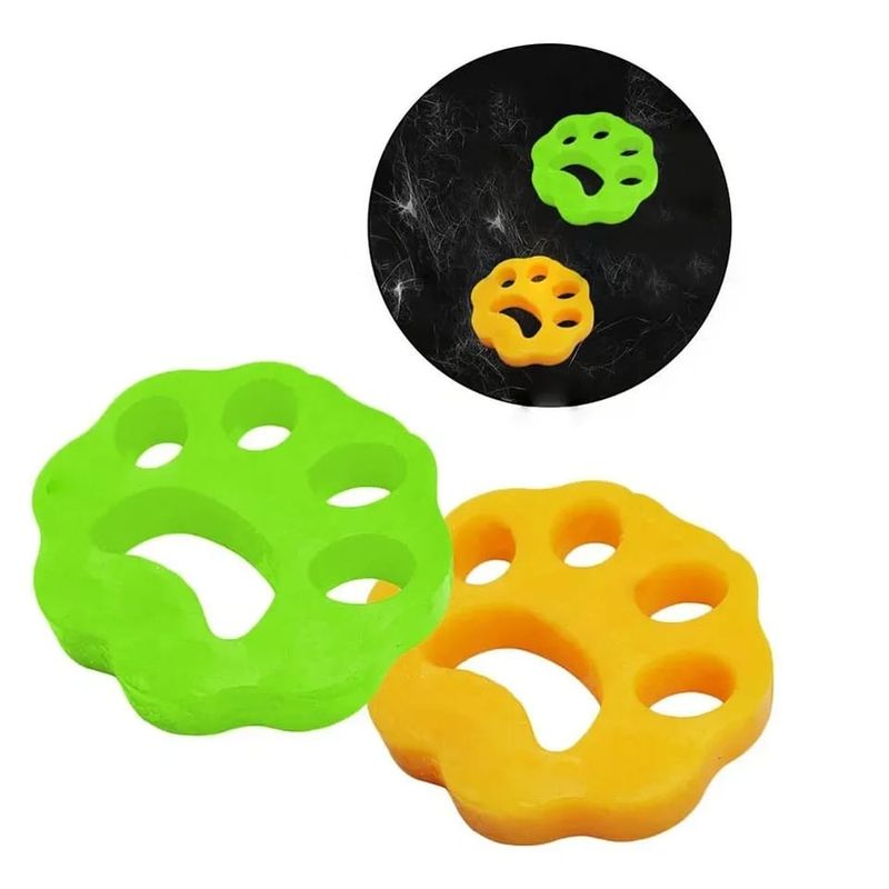 GENERICO - Removedor Pelos Silicona Mascotas Reutilizable 2pcs